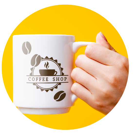 Coffee Shop Branded Mug